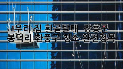 우리 집 환골탈태! ✨ 장흥군 봉덕리 환풍구 청소 완전정복 🏡
